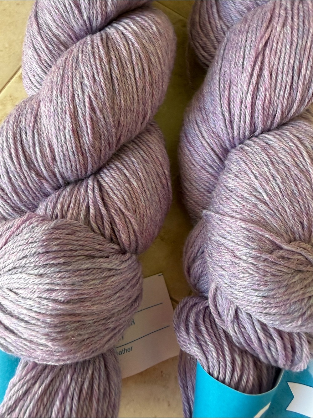 Cloudborn Fibers Merino Superwash Sock Twist Yarn - Lavender Heather - Picture 5 of 7